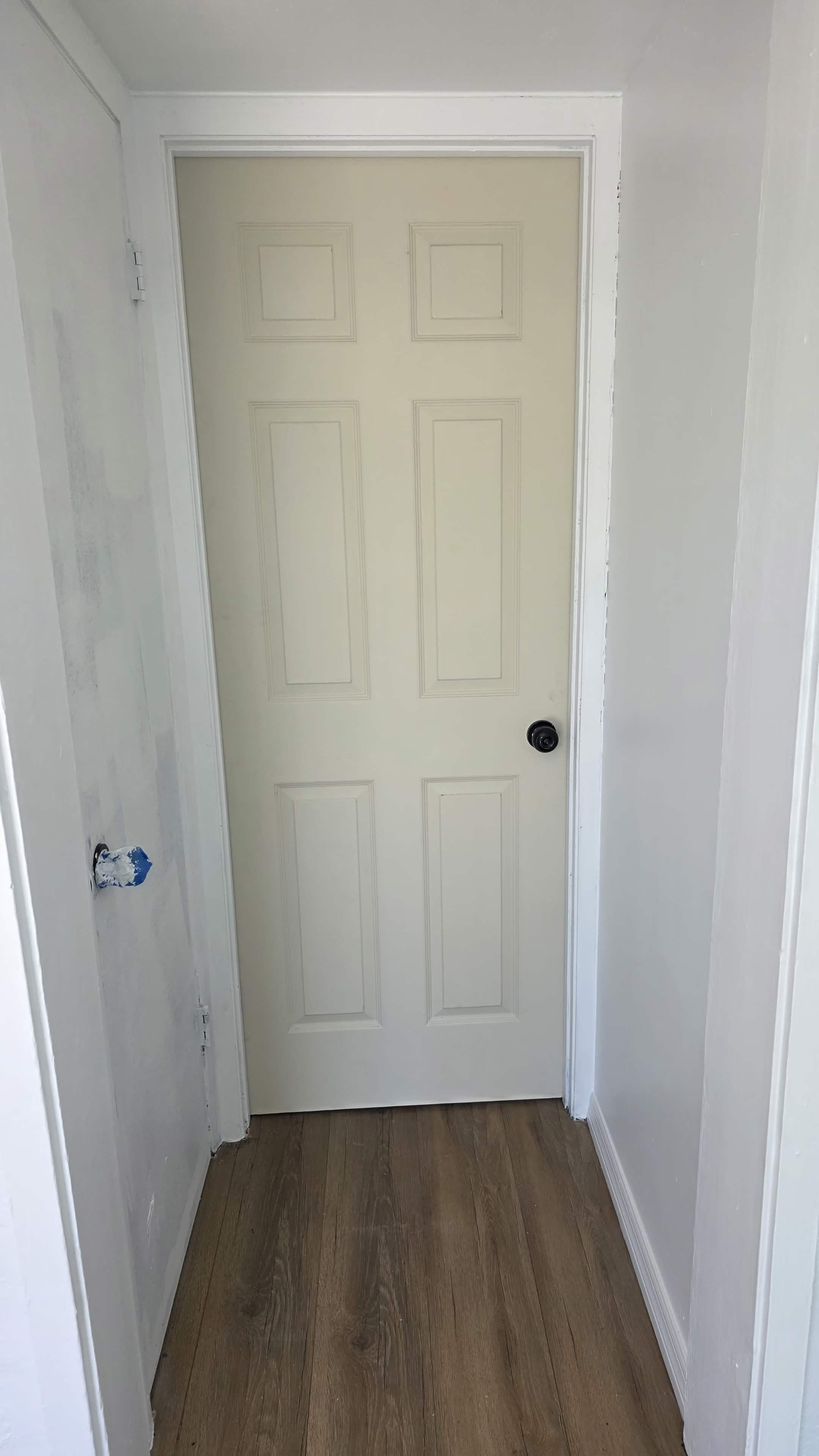 Installed interior door